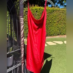 Current Mood- Red Slip Dress